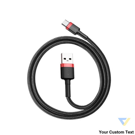 Baseus Cafule USB C cable 2A 3m (Black + Red) USB to USB C