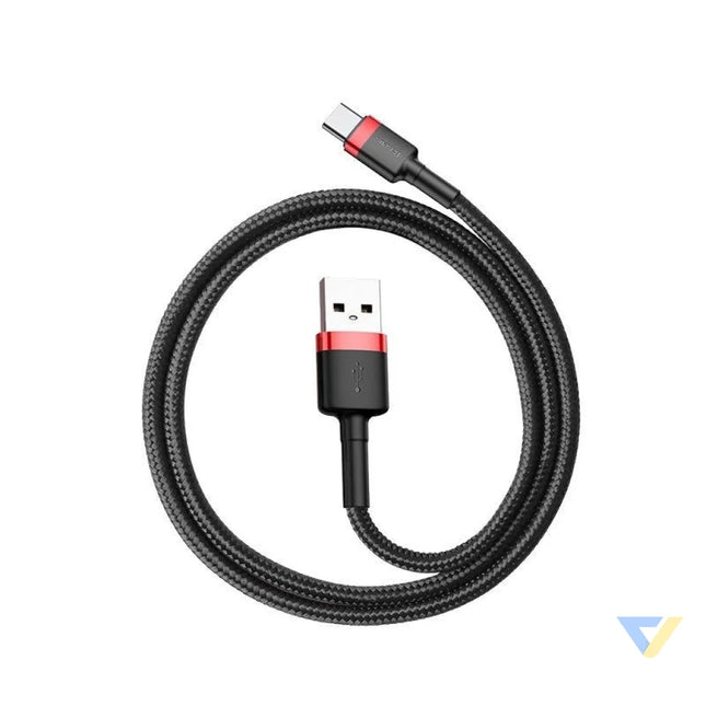 Baseus Cafule USB C cable 2A 3m (Black + Red) USB to USB C
