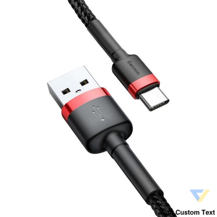 Baseus Cafule USB C cable 2A 3m (Black + Red) USB to USB C