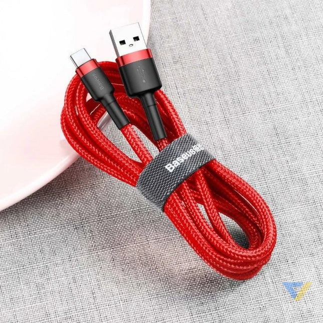 Baseus Cafule USB C Cable 2A 3m (Red) USB to USB C