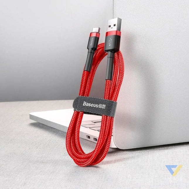 Baseus Cafule USB C Cable 2A 3m (Red) USB to USB C
