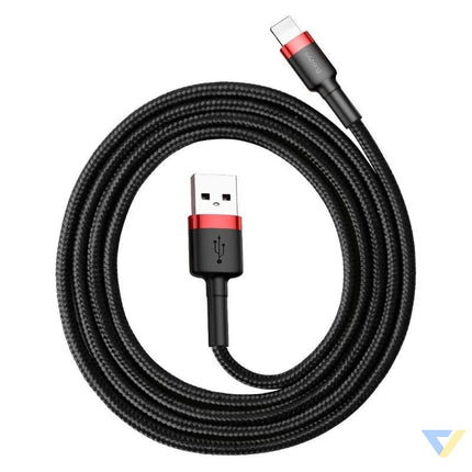 Baseus Cafule USB Lightning Cable 1,5A 2m (Black + Red) USB to Lightning