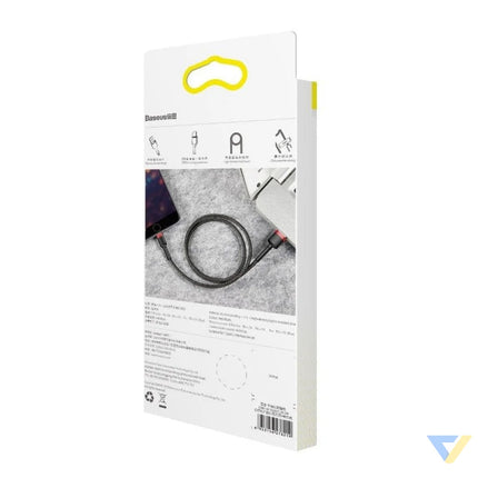 Baseus Cafule USB Lightning Cable 1,5A 2m (Black + Red) USB to Lightning