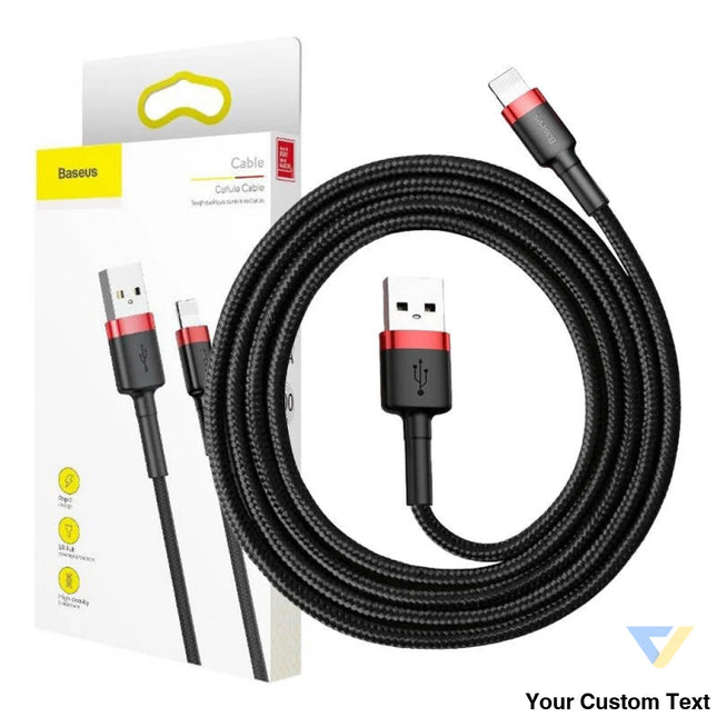 Baseus Cafule USB Lightning Cable 1,5A 2m (Black + Red) USB to Lightning