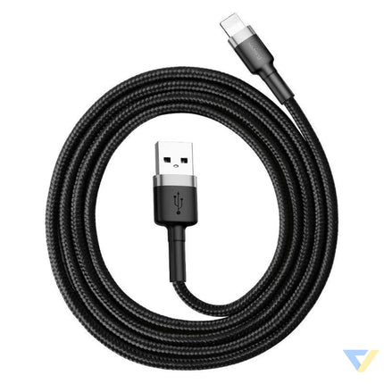 Baseus Cafule USB Lightning Cable 1,5A 2m (Gray + Black) USB to Lightning