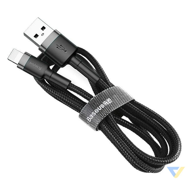 Baseus Cafule USB Lightning Cable 2.4A 0.5m (Gray + Black) USB to Lightning