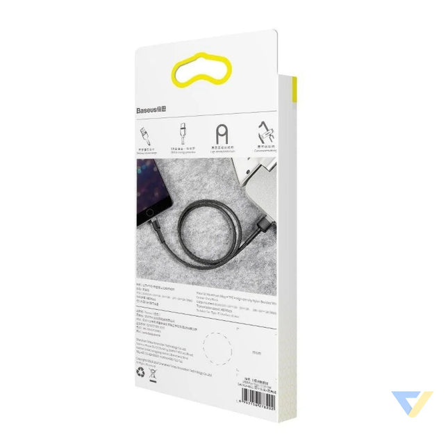 Baseus Cafule USB Lightning Cable 2.4A 0.5m (Gray + Black) USB to Lightning