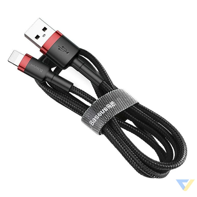 Baseus Cafule USB Lightning Cable 2,4A 0,5m (Red + Black) USB to Lightning