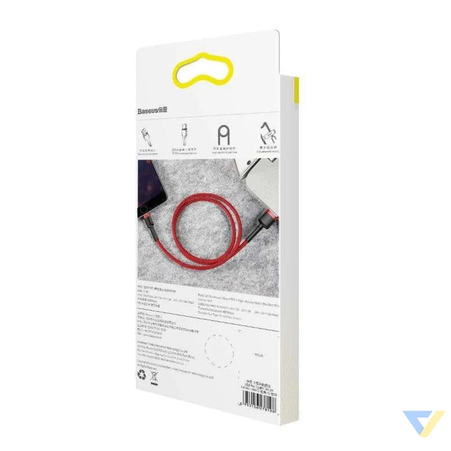 Baseus Cafule USB Lightning Cable 2,4A 0,5m (Red) USB to Lightning