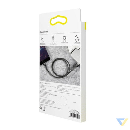 Baseus Cafule USB Lightning Cable 2,4A 1m (Gray + Black) USB to Lightning