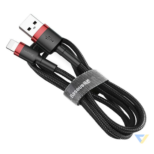 Baseus Cafule USB Lightning Cable 2.4A 1m (Red + Black) USB to Lightning