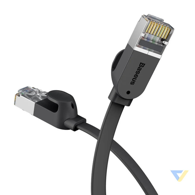 Baseus Cat 6 UTP Ethernet RJ45 Cable Flat 1m black Network cables