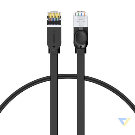 Baseus Cat 6 UTP Ethernet RJ45 Cable Flat 1m black Network cables