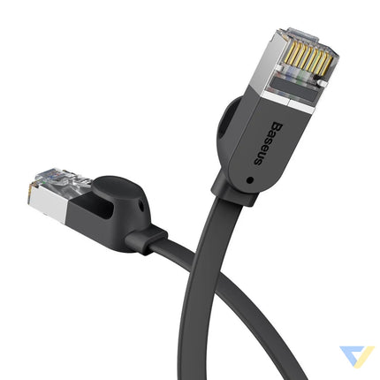 Baseus Cat 6 UTP Ethernet RJ45 Cable Flat 1m black Network cables