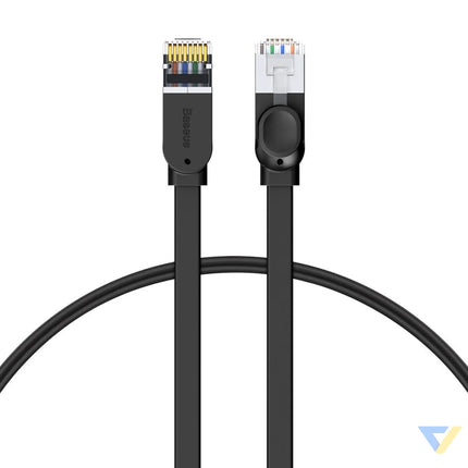 Baseus Cat 6 UTP Ethernet RJ45 Cable Flat 1m black Network cables