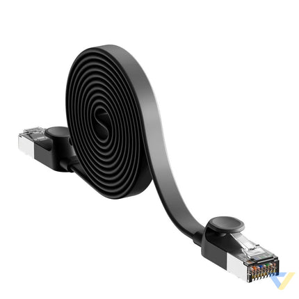 Baseus Cat 6 UTP Ethernet RJ45 Cable Flat 1m black Network cables