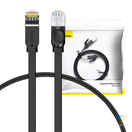 Baseus Cat 6 UTP Ethernet RJ45 Cable Flat 1m black Network cables