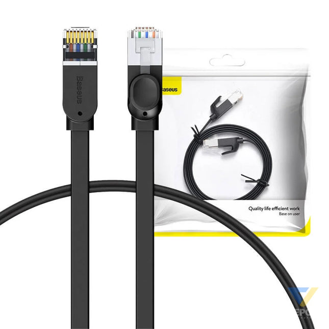 Baseus Cat 6 UTP Ethernet RJ45 Cable Flat 1m black Network cables