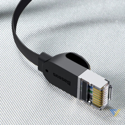 Baseus Cat 6 UTP Ethernet RJ45 Cable Flat 1m black Network cables
