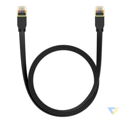 Baseus Cat 7 UTP Ethernet RJ45 Cable Flat 2 m black Network cables