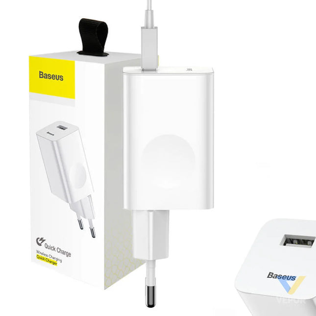 Baseus Charging Quick Charger USB 3.0 White mains chargers