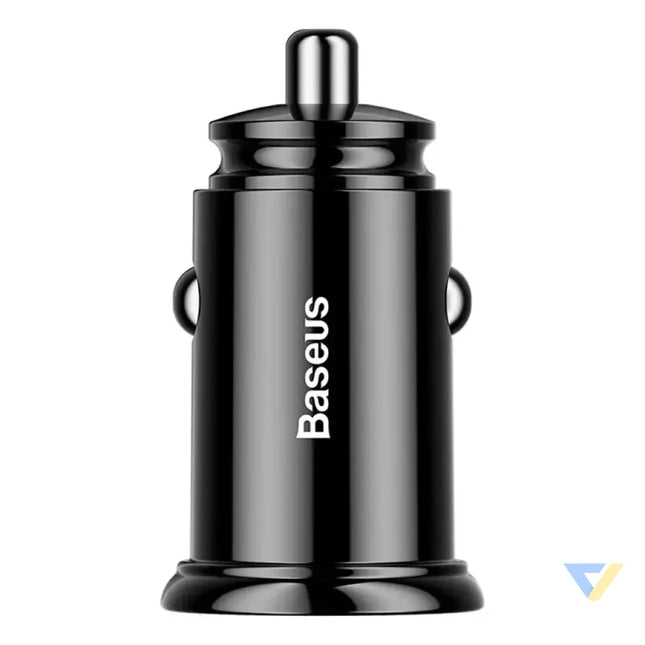 Baseus Circular 2xUSB QC3.0 5A 30W car charger (black) Car chargers