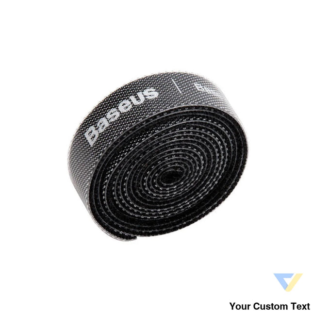 Baseus Colourful Circle Velcro Straps 1m Black Cable organizers
