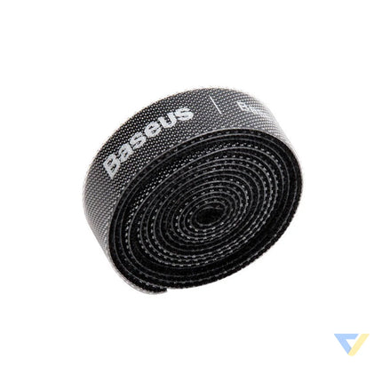 Baseus Colourful Circle Velcro Straps 1m Black Cable organizers