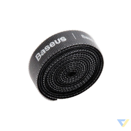 Baseus Colourful Circle Velcro Straps 1m Black Cable organizers