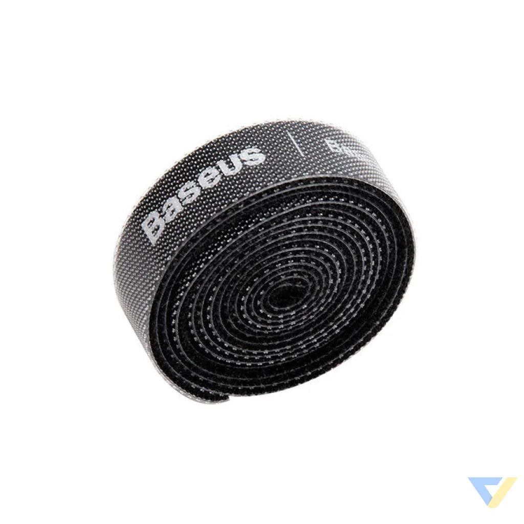 Baseus Colourful Circle Velcro Straps 1m Black Cable organizers