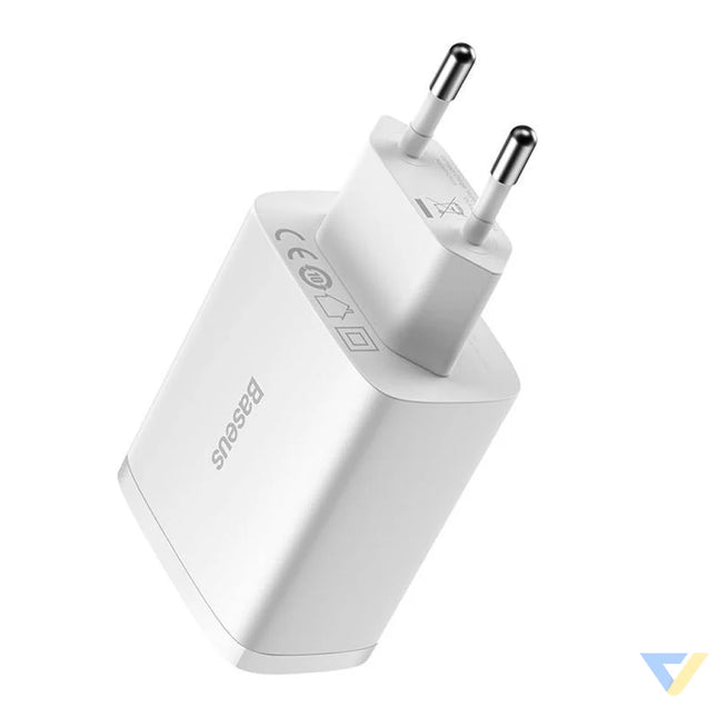 Baseus Compact Quick Charger 3x USB 17W (White) mains chargers