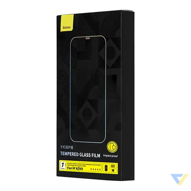 Baseus Crystal Privacy Protection Tempered Glass 0.3mm for iPhone X/XS For smartphones