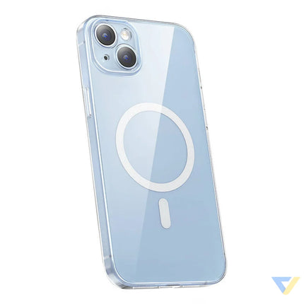 Baseus Crystal Series Magnetic Case for iPhone 14 Plus + tempered glass Protective cases for smartphones