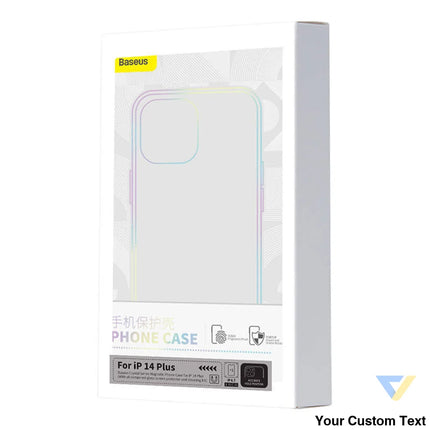 Baseus Crystal Series Magnetic Case for iPhone 14 Plus + tempered glass Protective cases for smartphones