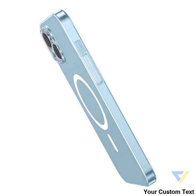 Baseus Crystal Series Magnetic Case for iPhone 14 Plus + tempered glass Protective cases for smartphones