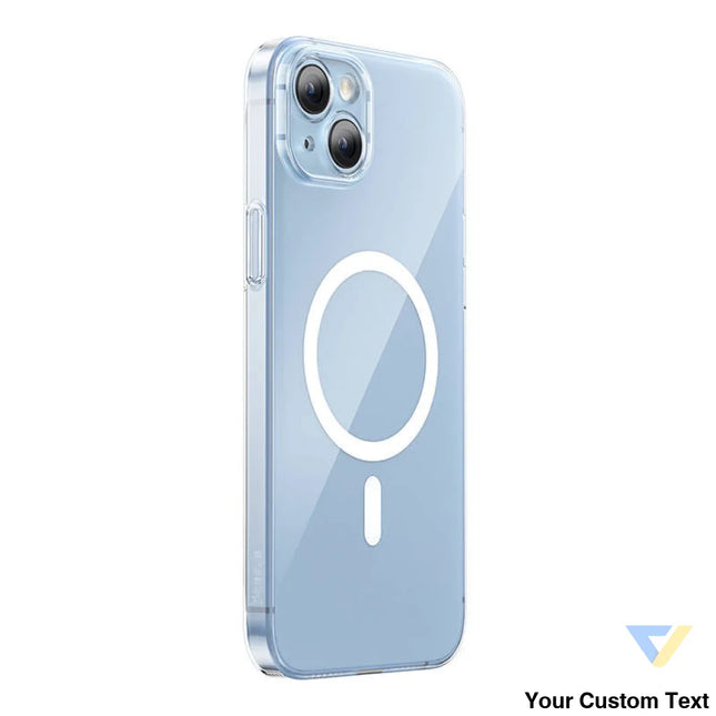 Baseus Crystal Series Magnetic Case for iPhone 14 Plus + tempered glass Protective cases for smartphones