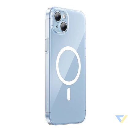 Baseus Crystal Series Magnetic Case for iPhone 14 Plus + tempered glass Protective cases for smartphones