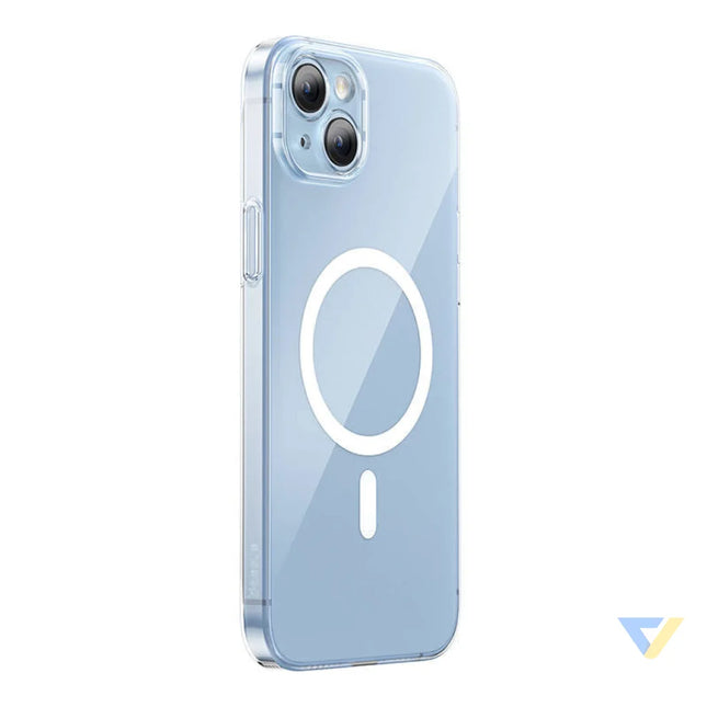 Baseus Crystal Series Magnetic Case for iPhone 14 Plus + tempered glass Protective cases for smartphones