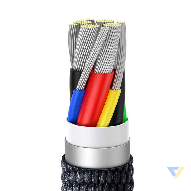 Baseus Crystal Shine cable USB C to USB C 100W 1.2m (black) USB C to USB C