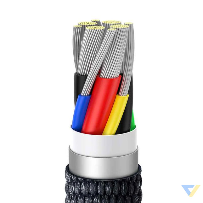 Baseus Crystal Shine cable USB C to USB C 100W 1.2m (black) USB C to USB C