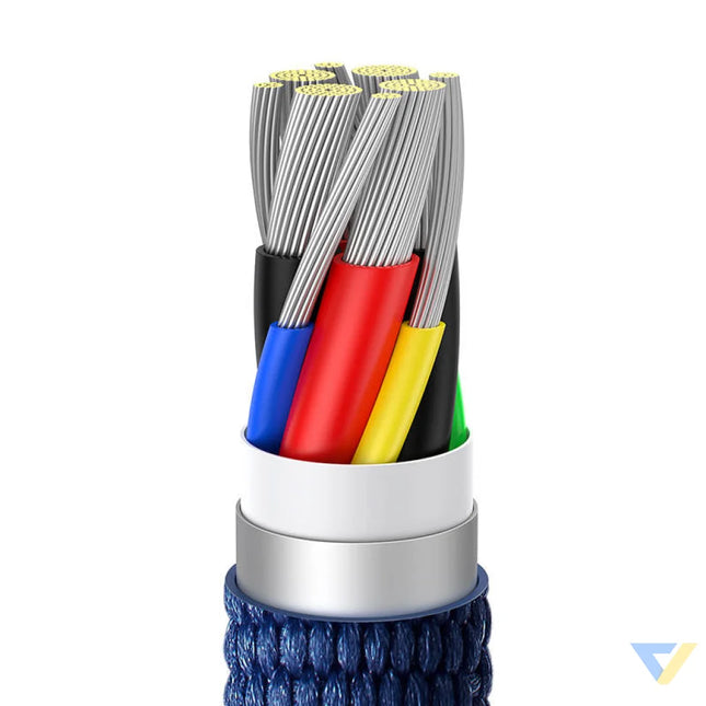 Baseus Crystal Shine cable USB C to USB C 100W 1.2m (blue) USB C to USB C