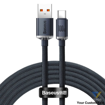 Baseus Crystal Shine cable USB to USB C 100W 1.2m (black) USB to USB C