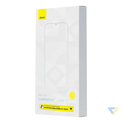 Baseus Crystal Tempered Glass 0.3mm for iPhone 14 Plus/13 Pro Max (2pcs) For smartphones