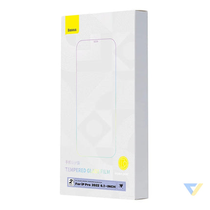 Baseus Crystal Tempered Glass 0.3mm for iPhone 14 Pro (2pcs) For smartphones