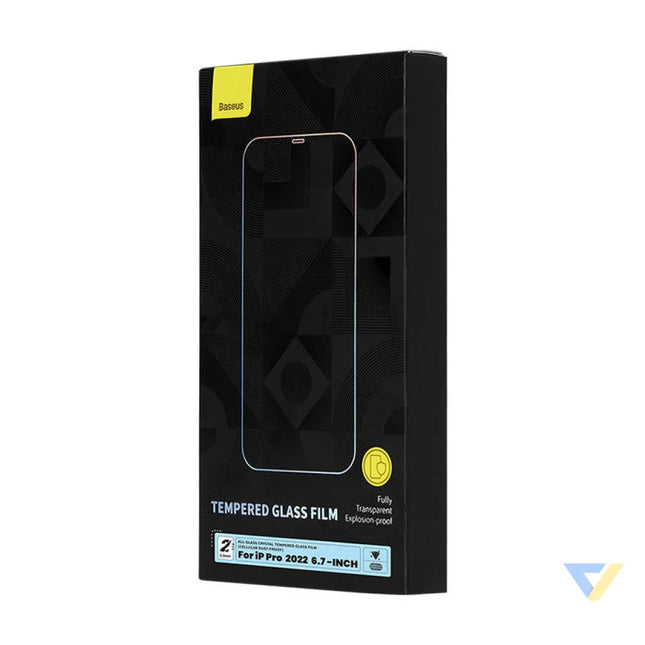 Baseus Crystal Tempered Glass Dust proof 0.3mm for iPhone 14 Pro Max (2pcs) For smartphones