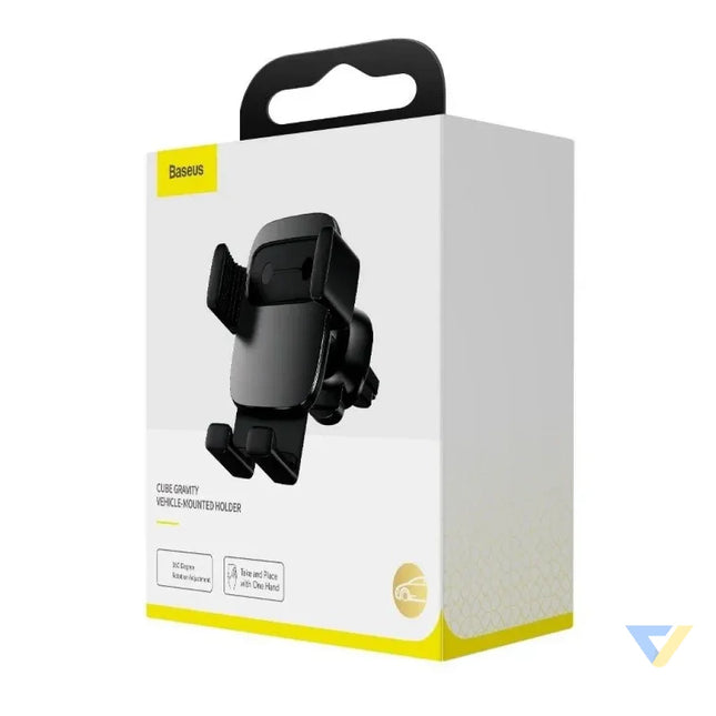 Baseus Cube Gravitational car holder on ventilation grid (Black) Phone holders