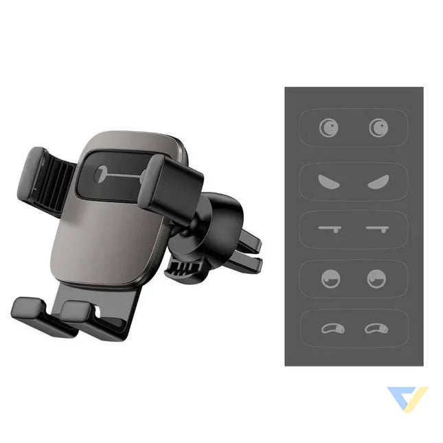 Baseus Cube Gravitational car holder on ventilation grid (Black) Phone holders