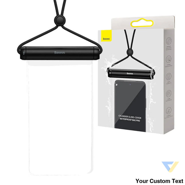 Baseus Cylinder Slide cover waterproof smartphone bag (black) Waterproof cases