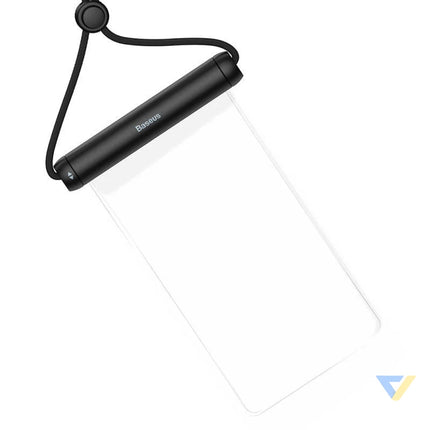 Baseus Cylinder Slide cover waterproof smartphone bag (black) Waterproof cases