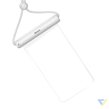 Baseus Cylinder Slide cover waterproof smartphone bag (white) Waterproof cases